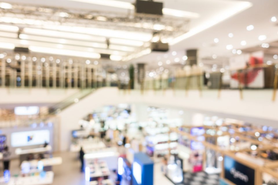 Abstract blur beautiful luxury shopping mall and retails store