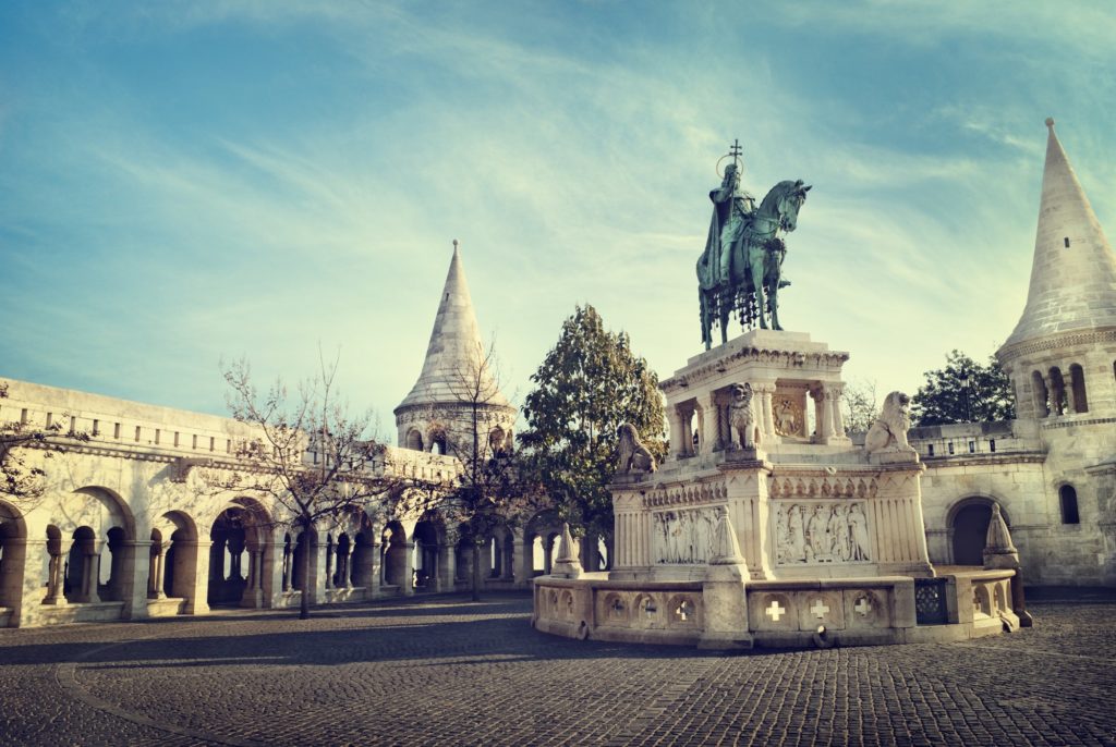 Statue of St. Stephen in Budapest