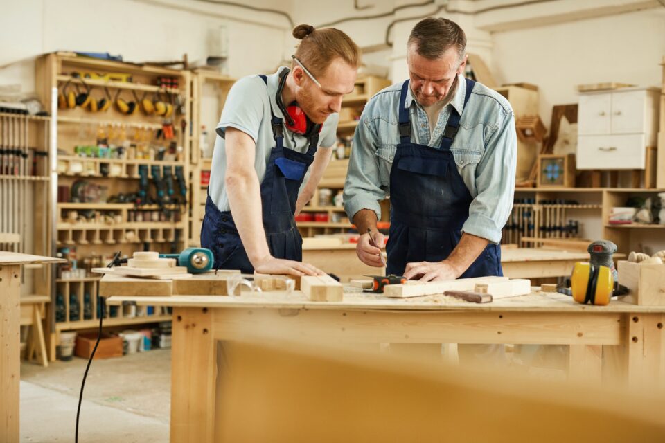 Teaching Apprentice in Joinery