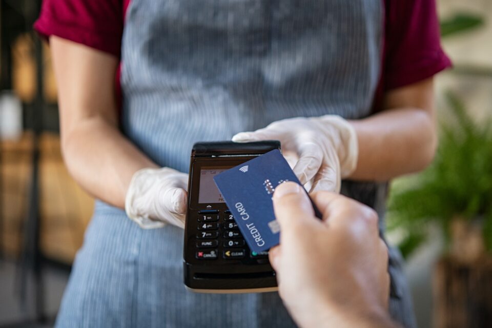 Contactless payment with credit card